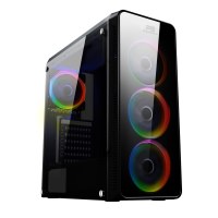 Power Boost VK-G3904S Arcylic Halo Rainbow RGB Fan Kasa (PSU Yok) (JBST-VKG3904S) - 1